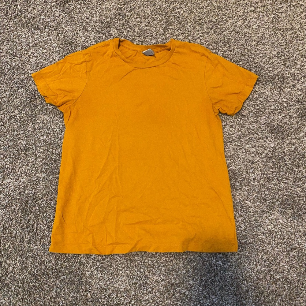 ASOS Mustard Crop Top